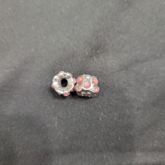 Chamilia Pink and Silver Charms/Beads (2) - Picture 4 of 4